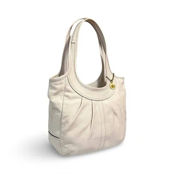 Coach Off White Vachetta Leather Ergo Hobo Shoulder Bag - Picture 2 of 9